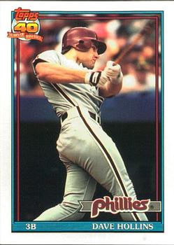 1991 Topps - Collector's Edition (Tiffany) #264 Dave Hollins Front