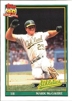 1991 Topps - Collector's Edition (Tiffany) #270 Mark McGwire Front