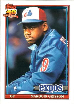1991 Topps - Collector's Edition (Tiffany) #283 Marquis Grissom Front