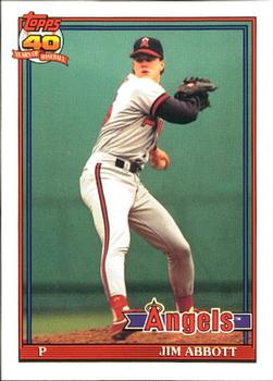 1991 Topps - Collector's Edition (Tiffany) #285 Jim Abbott Front