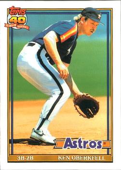 1991 Topps - Collector's Edition (Tiffany) #286 Ken Oberkfell Front