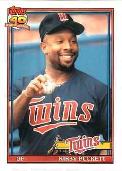 1991 Topps - Collector's Edition (Tiffany) #300 Kirby Puckett Front