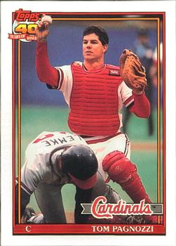 1991 Topps - Collector's Edition (Tiffany) #308 Tom Pagnozzi Front