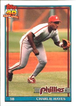 1991 Topps - Collector's Edition (Tiffany) #312 Charlie Hayes Front