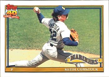 1991 Topps - Collector's Edition (Tiffany) #337 Keith Comstock Front