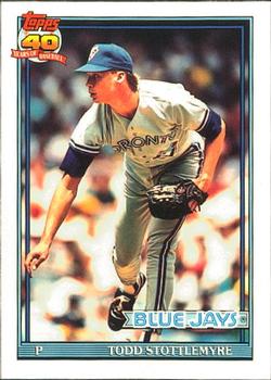1991 Topps - Collector's Edition (Tiffany) #348 Todd Stottlemyre Front