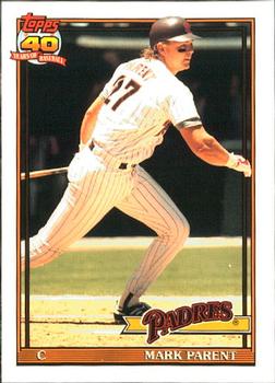 1991 Topps - Collector's Edition (Tiffany) #358 Mark Parent Front