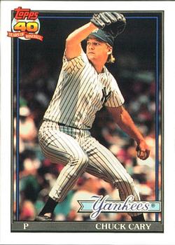 1991 Topps - Collector's Edition (Tiffany) #359 Chuck Cary Front