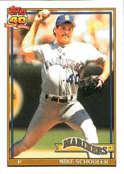 1991 Topps - Collector's Edition (Tiffany) #365 Mike Schooler Front