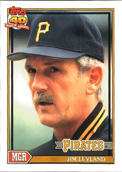1991 Topps - Collector's Edition (Tiffany) #381 Jim Leyland Front