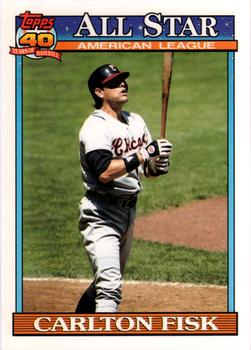 1991 Topps - Collector's Edition (Tiffany) #393 Carlton Fisk Front