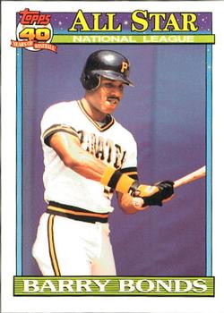 1991 Topps - Collector's Edition (Tiffany) #401 Barry Bonds Front