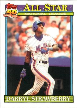 1991 Topps - Collector's Edition (Tiffany) #402 Darryl Strawberry Front