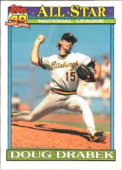 1991 Topps - Collector's Edition (Tiffany) #405 Doug Drabek Front