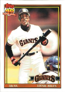 1991 Topps - Collector's Edition (Tiffany) #408 Ernie Riles Front