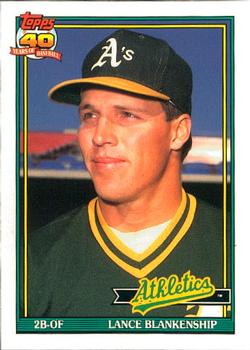 1991 Topps - Collector's Edition (Tiffany) #411 Lance Blankenship Front