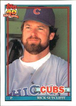 1991 Topps - Collector's Edition (Tiffany) #415 Rick Sutcliffe Front
