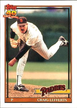 1991 Topps - Collector's Edition (Tiffany) #448 Craig Lefferts Front