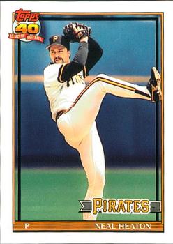 1991 Topps - Collector's Edition (Tiffany) #451 Neal Heaton Front