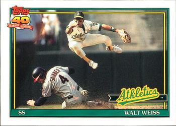 1991 Topps - Collector's Edition (Tiffany) #455 Walt Weiss Front