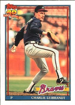 1991 Topps - Collector's Edition (Tiffany) #456 Charlie Leibrandt Front