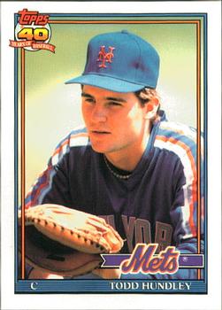 1991 Topps - Collector's Edition (Tiffany) #457 Todd Hundley Front