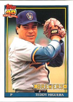 1991 Topps - Collector's Edition (Tiffany) #475 Teddy Higuera Front