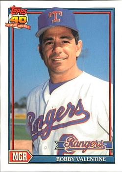 1991 Topps - Collector's Edition (Tiffany) #489 Bobby Valentine Front