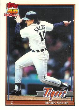 1991 Topps - Collector's Edition (Tiffany) #498 Mark Salas Front