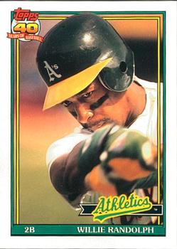 1991 Topps - Collector's Edition (Tiffany) #525 Willie Randolph Front