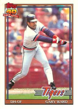 1991 Topps - Collector's Edition (Tiffany) #556 Gary Ward Front