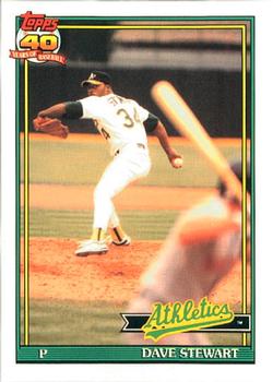 1991 Topps - Collector's Edition (Tiffany) #580 Dave Stewart Front