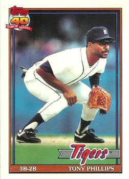 1991 Topps - Collector's Edition (Tiffany) #583 Tony Phillips Front