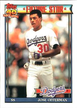 1991 Topps - Collector's Edition (Tiffany) #587 Jose Offerman Front