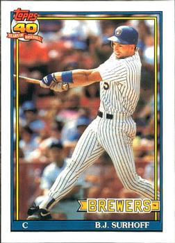1991 Topps - Collector's Edition (Tiffany) #592 B.J. Surhoff Front