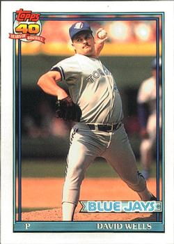 1991 Topps - Collector's Edition (Tiffany) #619 David Wells Front