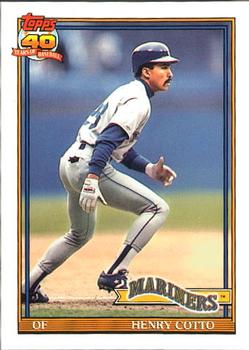1991 Topps - Collector's Edition (Tiffany) #634 Henry Cotto Front