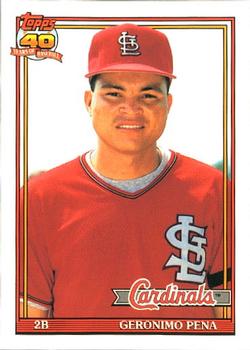 1991 Topps - Collector's Edition (Tiffany) #636 Geronimo Pena Front