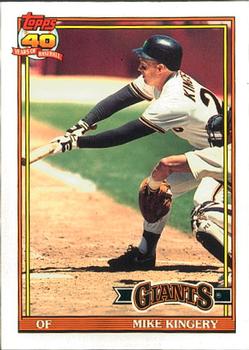 1991 Topps - Collector's Edition (Tiffany) #657 Mike Kingery Front