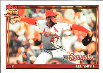 1991 Topps - Collector's Edition (Tiffany) #660 Lee Smith Front