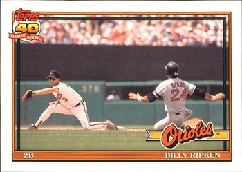 1991 Topps - Collector's Edition (Tiffany) #677 Billy Ripken Front