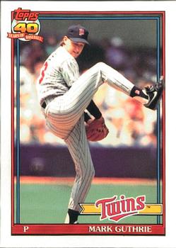 1991 Topps - Collector's Edition (Tiffany) #698 Mark Guthrie Front