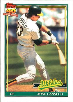 1991 Topps - Collector's Edition (Tiffany) #700 Jose Canseco Front