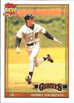 1991 Topps - Collector's Edition (Tiffany) #705 Robby Thompson Front