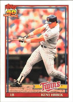 1991 Topps - Collector's Edition (Tiffany) #710 Kent Hrbek Front