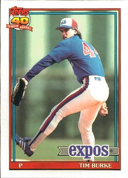 1991 Topps - Collector's Edition (Tiffany) #715 Tim Burke Front