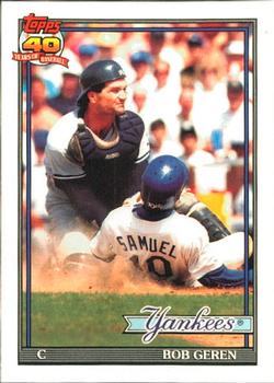 1991 Topps - Collector's Edition (Tiffany) #716 Bob Geren Front