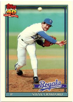 1991 Topps - Collector's Edition (Tiffany) #718 Steve Crawford Front