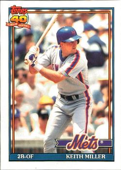 1991 Topps - Collector's Edition (Tiffany) #719 Keith Miller Front