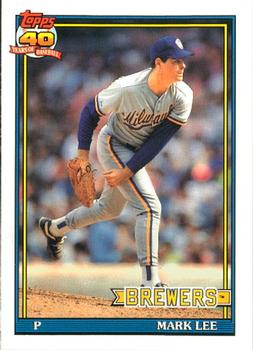 1991 Topps - Collector's Edition (Tiffany) #721 Mark Lee Front